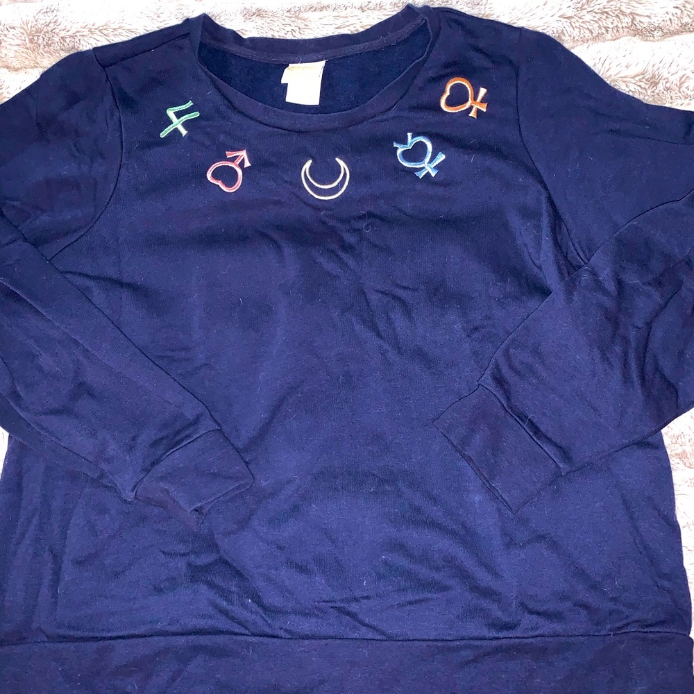 Sailor Moon planetary signs sweatshirt 🌙